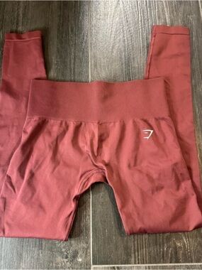 Gymshark Seamless High-Waist Leggings - Burgundy